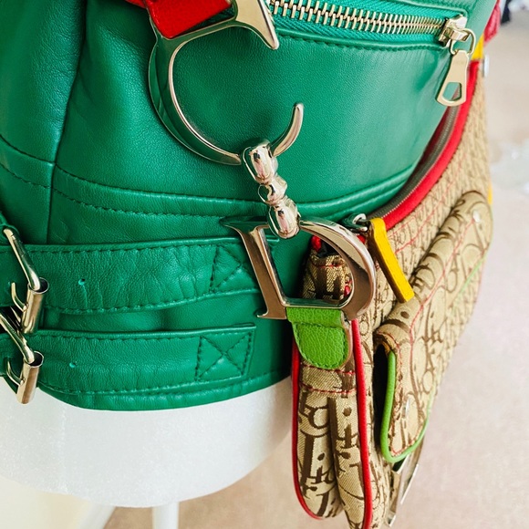 Christian Dior Rasta Trotter Double Saddle Bag - Picture 11 of 16